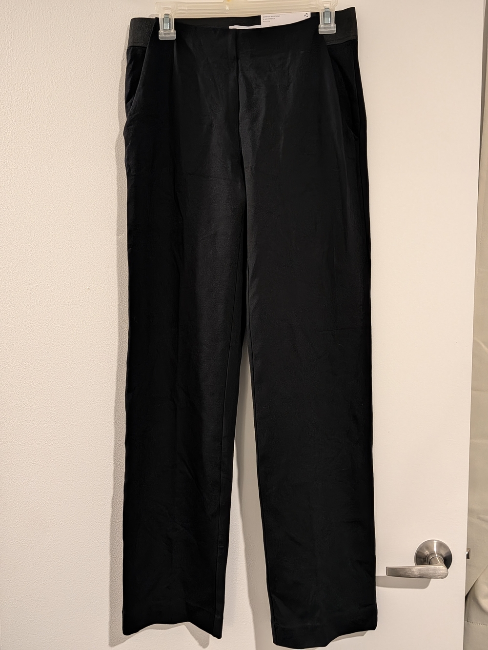 Liz Claiborne Black Straight-Leg Dress Pants